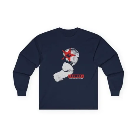 Slushy Noobz Hamzah AL-Emad Cotton Long Sleeve Tee Navy Slushy Noobz Hamzah AL-Emad Cotton Long Sleeve Tee Navy