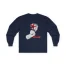 Slushy Noobz Hamzah AL-Emad Cotton Long Sleeve Tee Navy