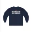 Slushy Noobz Hamzah AL-Emad Cotton Long Sleeve Tee Navy Back Side