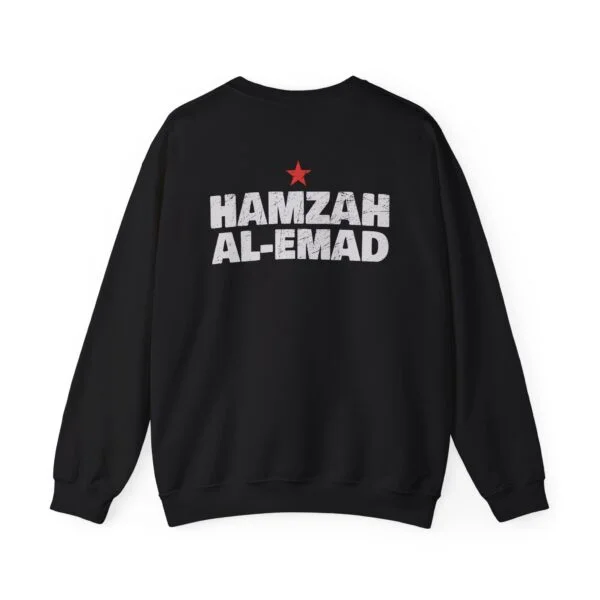 Slushy Noobz Hamzah AL-Emad Crewneck Sweatshirt Black Back Side