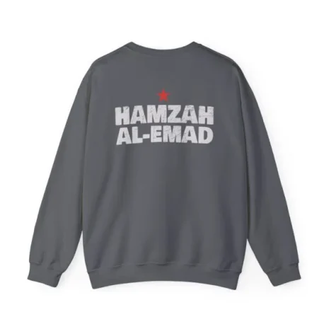 Slushy Noobz Hamzah AL-Emad Crewneck Sweatshirt Charcoal Back Side Slushy Noobz Hamzah AL-Emad Crewneck Sweatshirt Charcoal Back Side
