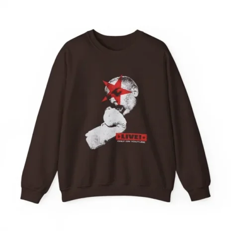 Slushy Noobz Hamzah AL-Emad Crewneck Sweatshirt Dark Chocolate Slushy Noobz Hamzah AL-Emad Crewneck Sweatshirt Dark Chocolate