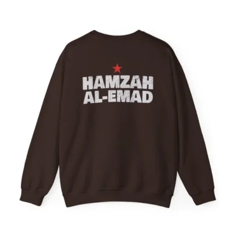 Slushy Noobz Hamzah AL-Emad Crewneck Sweatshirt Dark Chocolate Back Side Slushy Noobz Hamzah AL-Emad Crewneck Sweatshirt Dark Chocolate Back Side