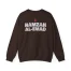 Slushy Noobz Hamzah AL-Emad Crewneck Sweatshirt Dark Chocolate Back Side