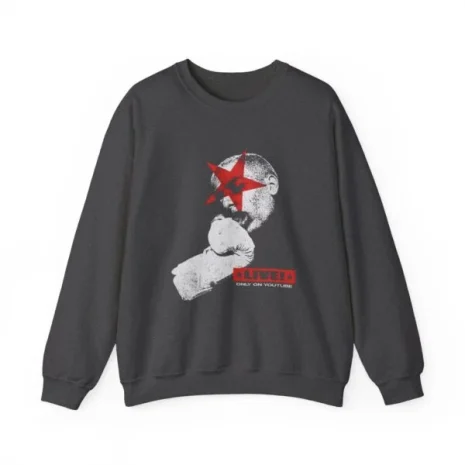 Slushy Noobz Hamzah AL-Emad Crewneck Sweatshirt Dark Heather Slushy Noobz Hamzah AL-Emad Crewneck Sweatshirt Dark Heather
