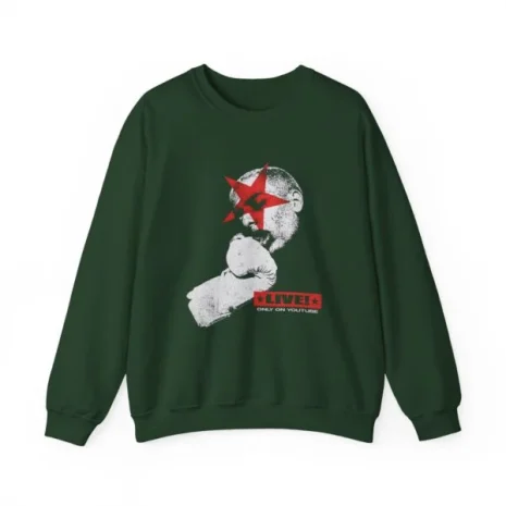 Slushy Noobz Hamzah AL-Emad Crewneck Sweatshirt Forest Green Slushy Noobz Hamzah AL-Emad Crewneck Sweatshirt Forest Green