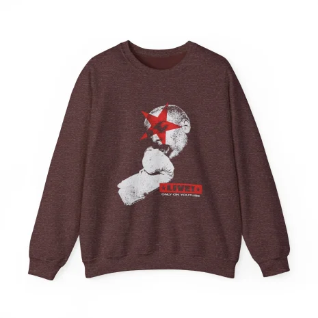 Slushy Noobz Hamzah AL-Emad Crewneck Sweatshirt Heather Sport Dark Maroon Slushy Noobz Hamzah AL-Emad Crewneck Sweatshirt Heather Sport Dark Maroon