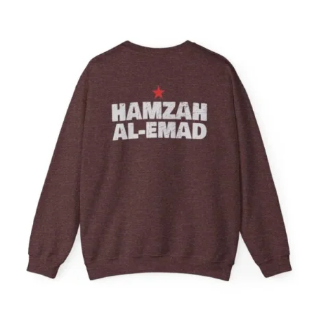 Slushy Noobz Hamzah AL-Emad Crewneck Sweatshirt Heather Sport Dark Maroon Back Side Slushy Noobz Hamzah AL-Emad Crewneck Sweatshirt Heather Sport Dark Maroon Back Side