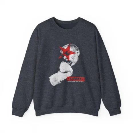 Slushy Noobz Hamzah AL-Emad Crewneck Sweatshirt Heather Sport Dark Navy Slushy Noobz Hamzah AL-Emad Crewneck Sweatshirt Heather Sport Dark Navy