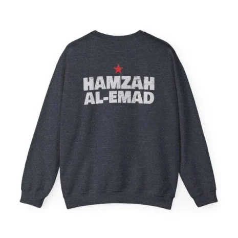 Slushy Noobz Hamzah AL-Emad Crewneck Sweatshirt Heather Sport Dark Navy Back Side Slushy Noobz Hamzah AL-Emad Crewneck Sweatshirt Heather Sport Dark Navy Back Side