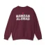 Slushy Noobz Hamzah AL-Emad Crewneck Sweatshirt Maroon Back Side
