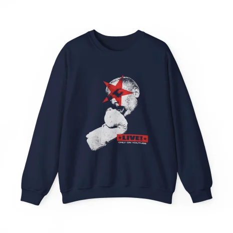 Slushy Noobz Hamzah AL-Emad Crewneck Sweatshirt Navy Slushy Noobz Hamzah AL-Emad Crewneck Sweatshirt Navy
