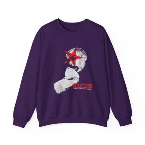 Slushy Noobz Hamzah AL-Emad Crewneck Sweatshirt Purple Slushy Noobz Hamzah AL-Emad Crewneck Sweatshirt Purple