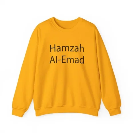 Slushy Noobz Hamzah AL-Emad Merch Crewneck Sweatshirt Gold Slushy Noobz Hamzah AL-Emad Merch Crewneck Sweatshirt Gold