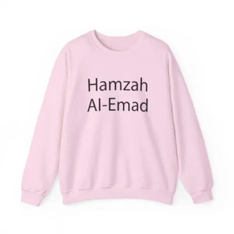 Slushy Noobz Hamzah AL-Emad Merch Crewneck Sweatshirt Light Pink Slushy Noobz Hamzah AL-Emad Merch Crewneck Sweatshirt Light Pink