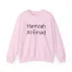 Slushy Noobz Hamzah AL-Emad Merch Crewneck Sweatshirt Light Pink