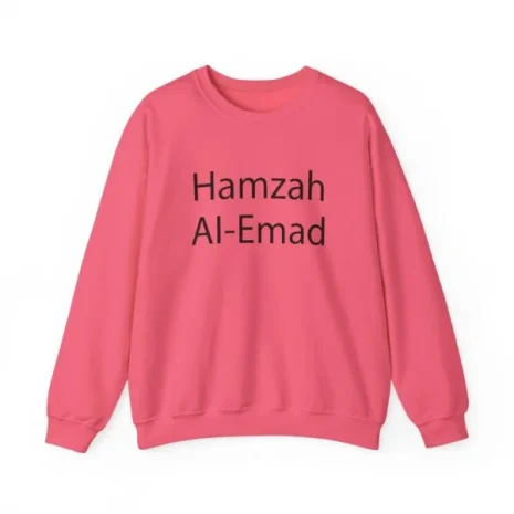 Slushy Noobz Hamzah AL-Emad Merch Crewneck Sweatshirt Safety Pink Slushy Noobz Hamzah AL-Emad Merch Crewneck Sweatshirt Safety Pink