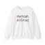 Slushy Noobz Hamzah AL-Emad Merch Crewneck Sweatshirt White