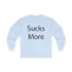 Slushy Noobz Hamzah Sucks More Tee Cotton Long Sleeve Light Blue