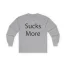Slushy Noobz Hamzah Sucks More Tee Cotton Long Sleeve Sport Grey