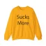 Slushy Noobz Hamzah Sucks More Tee Crewneck Sweatshirt Gold