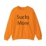 Slushy Noobz Hamzah Sucks More Tee Crewneck Sweatshirt Safety Orange