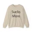 Slushy Noobz Hamzah Sucks More Tee Crewneck Sweatshirt Sand