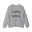 Slushy Noobz Hamzah Sucks More Tee Crewneck Sweatshirt Sport Grey