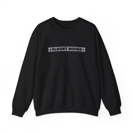 Slushy Noobz Hamzah Versus Martin Crewneck Sweatshirt Black