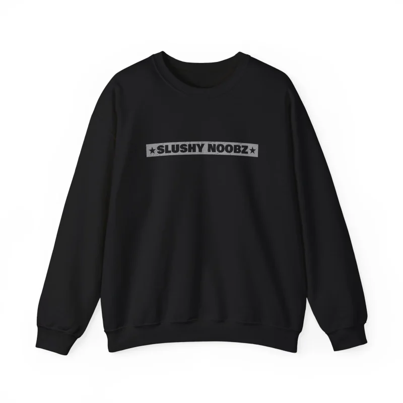 Slushy Noobz Hamzah Versus Martin Crewneck Sweatshirt Black