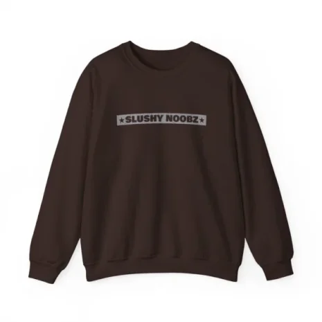 Slushy Noobz Hamzah Versus Martin Crewneck Sweatshirt Dark Chocolate Slushy Noobz Hamzah Versus Martin Crewneck Sweatshirt Dark Chocolate