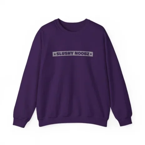 Slushy Noobz Hamzah Versus Martin Crewneck Sweatshirt Purple Slushy Noobz Hamzah Versus Martin Crewneck Sweatshirt Purple