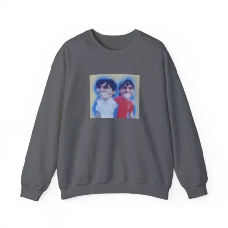 Slushy Noobz Hugging Crewneck Sweatshirt Charcoal Slushy Noobz Hugging Crewneck Sweatshirt Charcoal