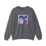 Slushy Noobz Hugging Crewneck Sweatshirt Charcoal