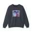 Slushy Noobz Hugging Crewneck Sweatshirt Heather Sport Dark Navy
