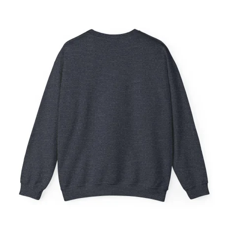 Slushy Noobz Hugging Crewneck Sweatshirt Heather Sport Dark Navy Back Side Slushy Noobz Hugging Crewneck Sweatshirt Heather Sport Dark Navy Back Side
