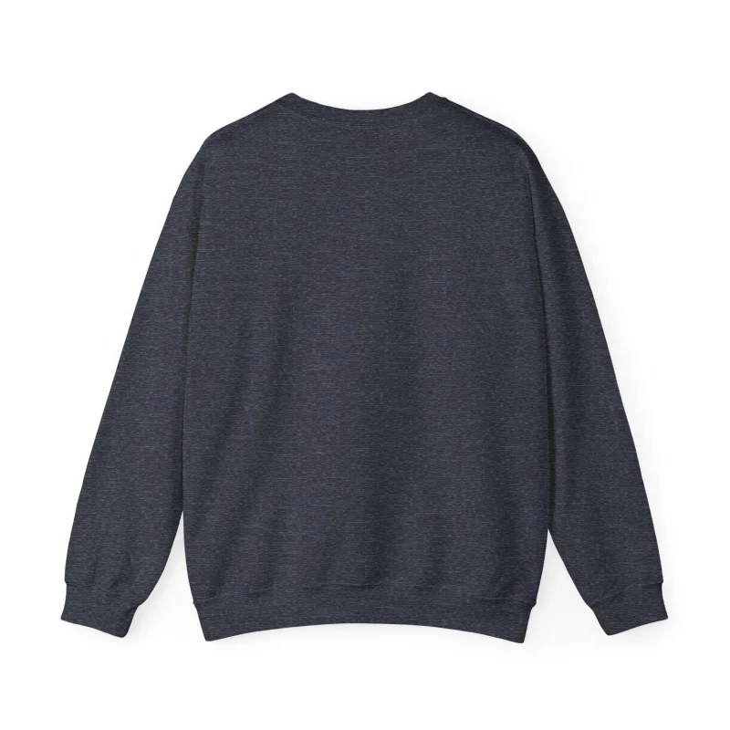 Slushy Noobz Hugging Crewneck Sweatshirt Heather Sport Dark Navy Back Side