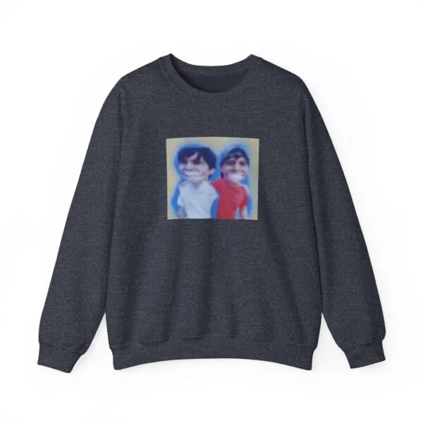 Slushy Noobz Hugging Crewneck Sweatshirt Heather Sport Dark Navy