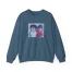 Slushy Noobz Hugging Crewneck Sweatshirt Indigo Blue