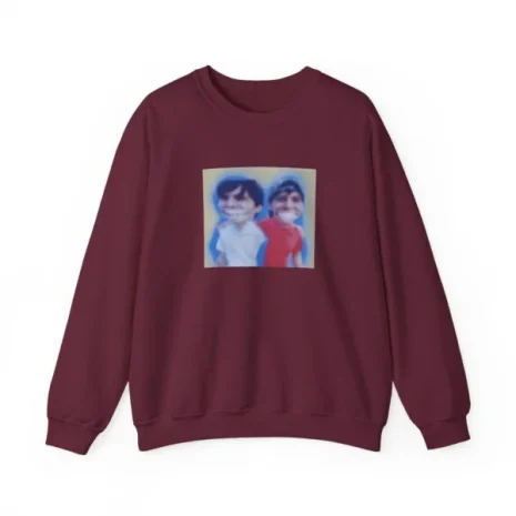 Slushy Noobz Hugging Crewneck Sweatshirt Maroon Slushy Noobz Hugging Crewneck Sweatshirt Maroon