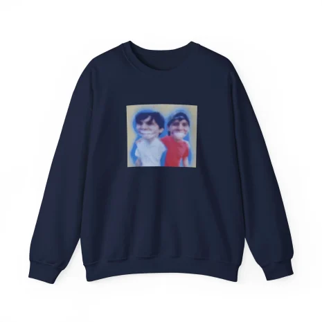 Slushy Noobz Hugging Crewneck Sweatshirt Navy Slushy Noobz Hugging Crewneck Sweatshirt Navy