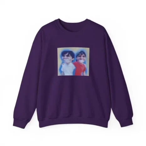 Slushy Noobz Hugging Crewneck Sweatshirt Purple Slushy Noobz Hugging Crewneck Sweatshirt Purple