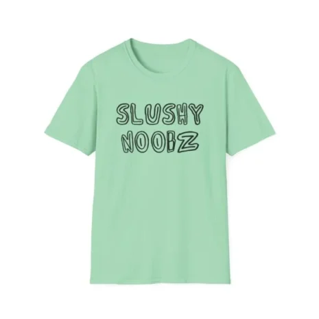 Slushy Noobz Logo T-Shirt Mint Green Slushy Noobz Logo T-Shirt Mint Green