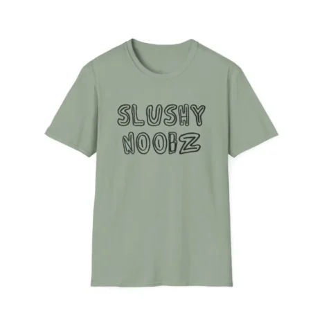 Slushy Noobz Logo T-Shirt Sage Slushy Noobz Logo T-Shirt Sage