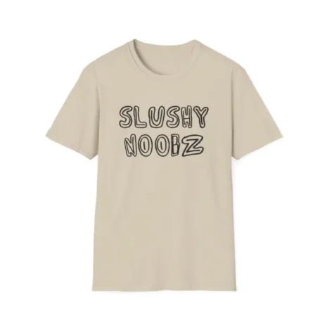 Slushy Noobz Logo T-Shirt Sand Slushy Noobz Logo T-Shirt Sand