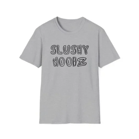 Slushy Noobz Logo T-Shirt Sport Grey Slushy Noobz Logo T-Shirt Sport Grey