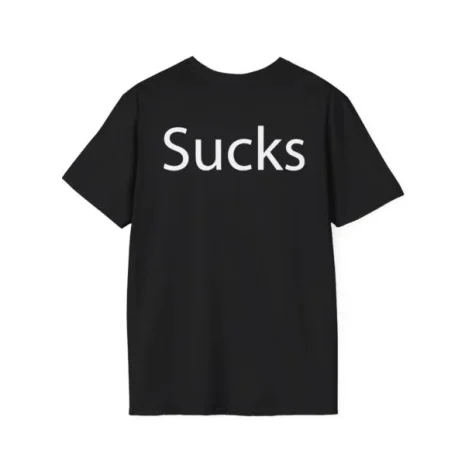 Slushy Noobz Martin Sucks T-Shirt Black Back Side Slushy Noobz Martin Sucks T-Shirt Black Back Side