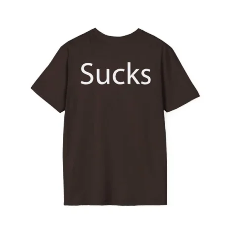 Slushy Noobz Martin Sucks T-Shirt Dark Chocolate Back Side Slushy Noobz Martin Sucks T-Shirt Dark Chocolate Back Side