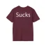 Slushy Noobz Martin Sucks T-Shirt Maroon Back Side