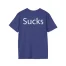 Slushy Noobz Martin Sucks T-Shirt Metro Blue Back Side